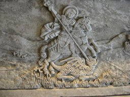 saint george carving